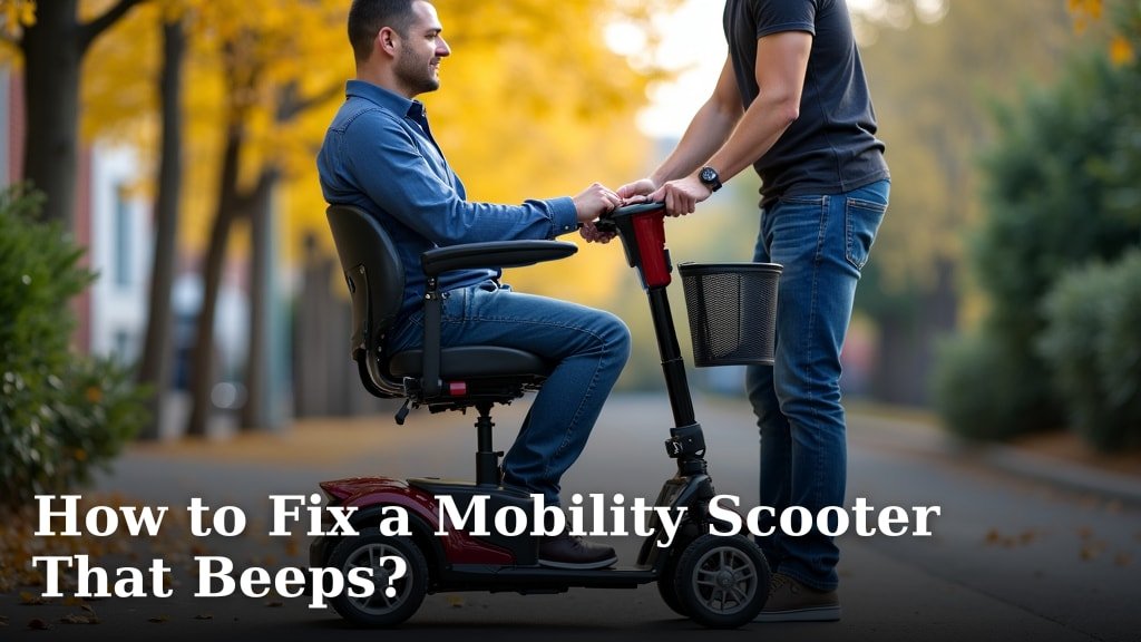 How to Fix a Mobility Scooter That Beeps?