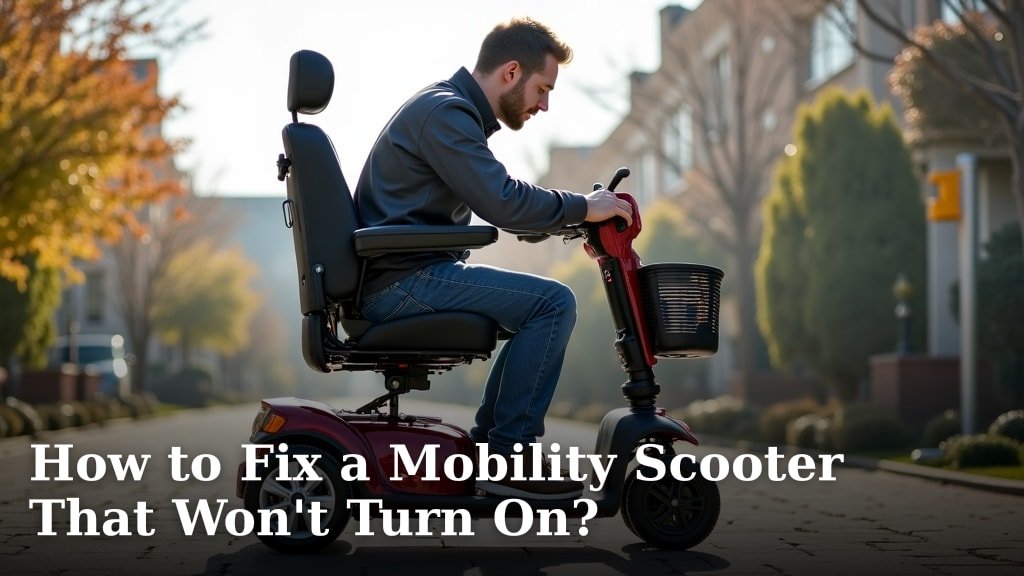 How to Fix a Mobility Scooter That Won't Turn On?