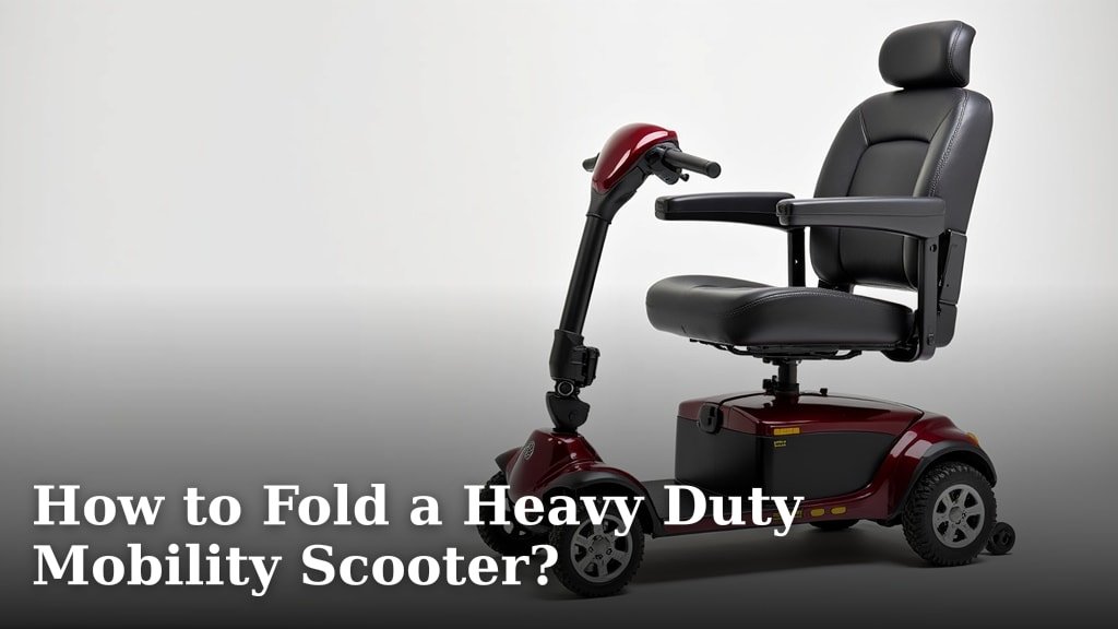 How to Fold a Heavy Duty Mobility Scooter?