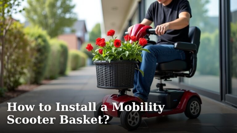 How to Install a Mobility Scooter Basket?