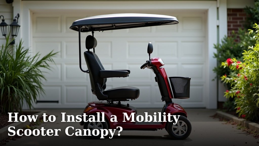 How to Install a Mobility Scooter Canopy?