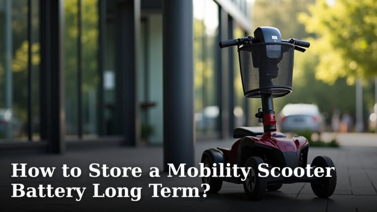 How to Store a Mobility Scooter Battery Long Term?
