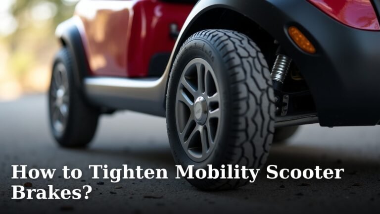 How to Tighten Mobility Scooter Brakes?