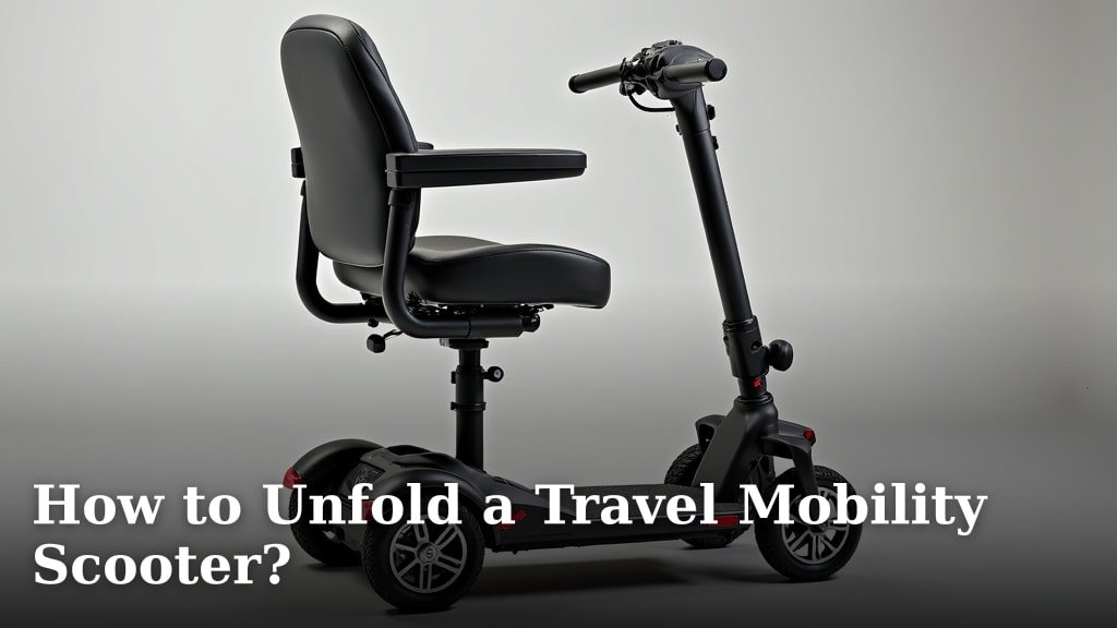 How to Unfold a Travel Mobility Scooter?
