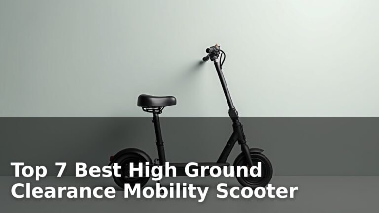 Top 7 Best High Ground Clearance Mobility Scooter