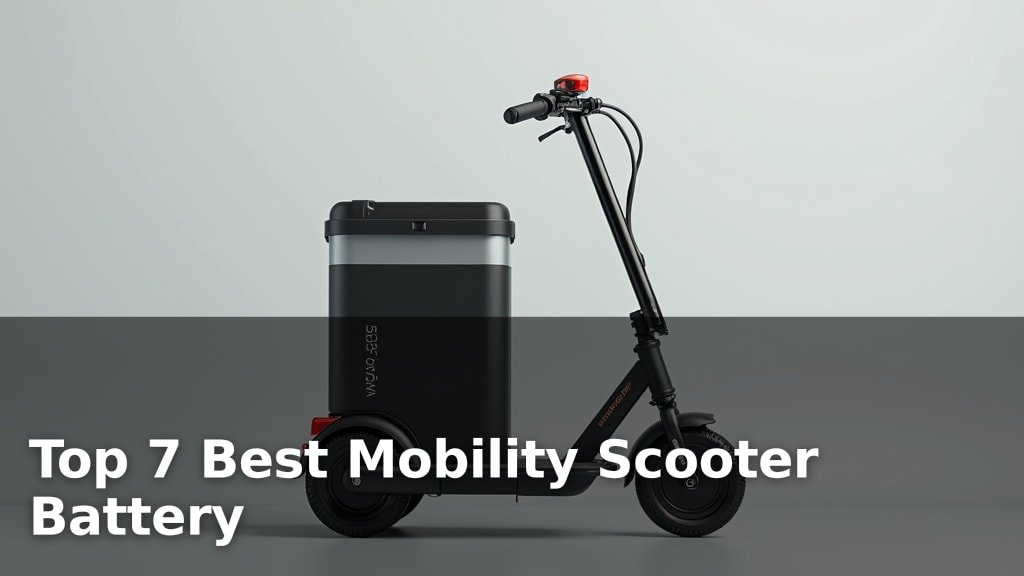 Top 7 Best Mobility Scooter Battery