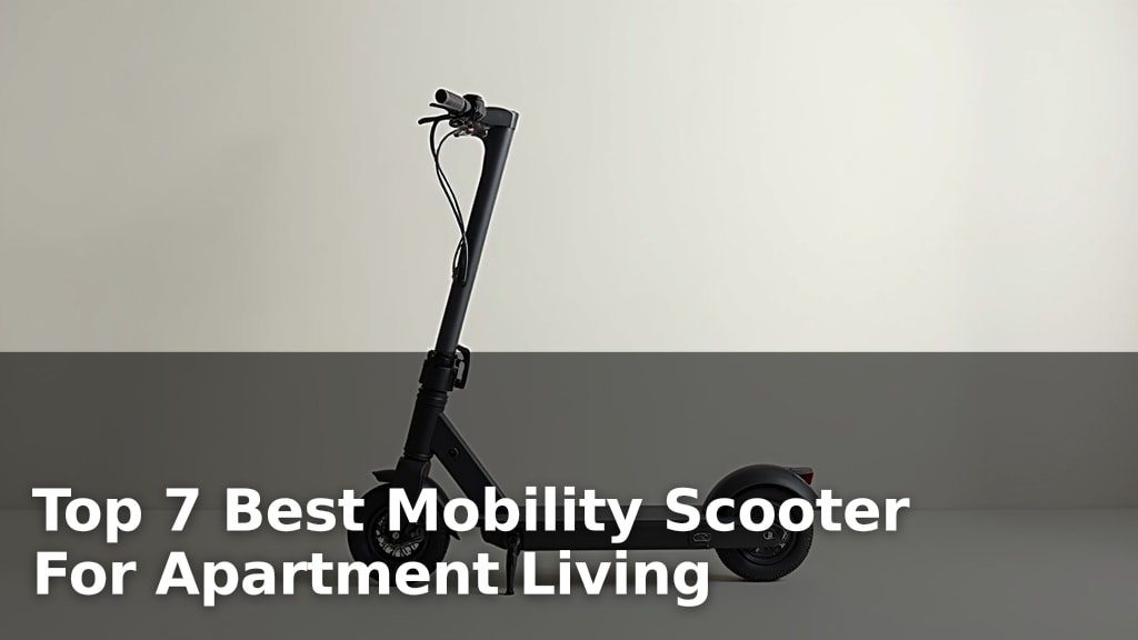 Top 7 Best Mobility Scooter For Apartment Living