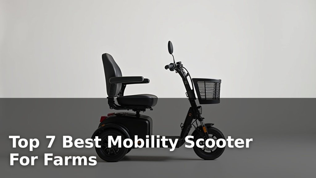 Top 7 Best Mobility Scooter For Farms