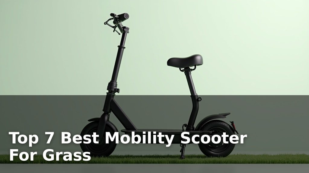 Top 7 Best Mobility Scooter For Grass