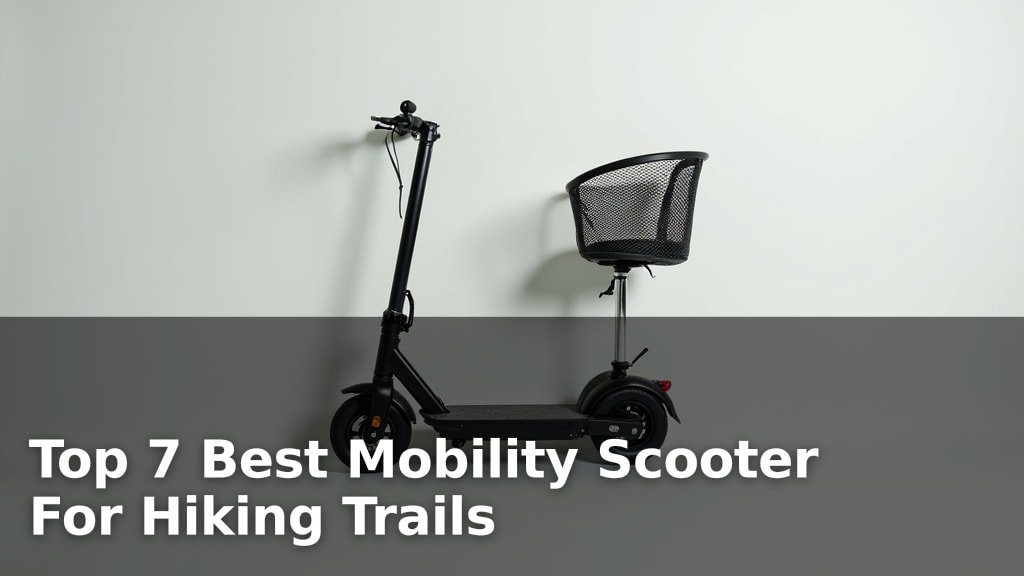 Top 7 Best Mobility Scooter For Hiking Trails