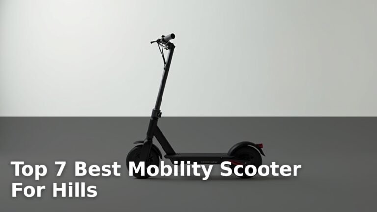 Top 7 Best Mobility Scooter For Hills