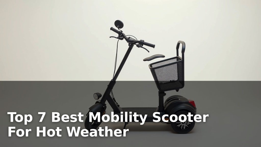 Top 7 Best Mobility Scooter For Hot Weather