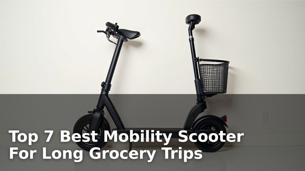 Top 7 Best Mobility Scooter For Long Grocery Trips