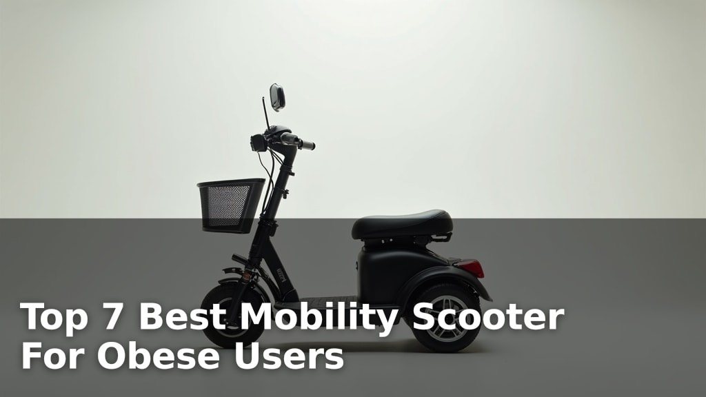 Top 7 Best Mobility Scooter For Obese Users
