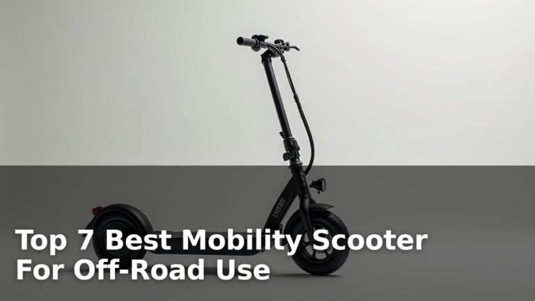 Top 7 Best Mobility Scooter For Off-Road Use