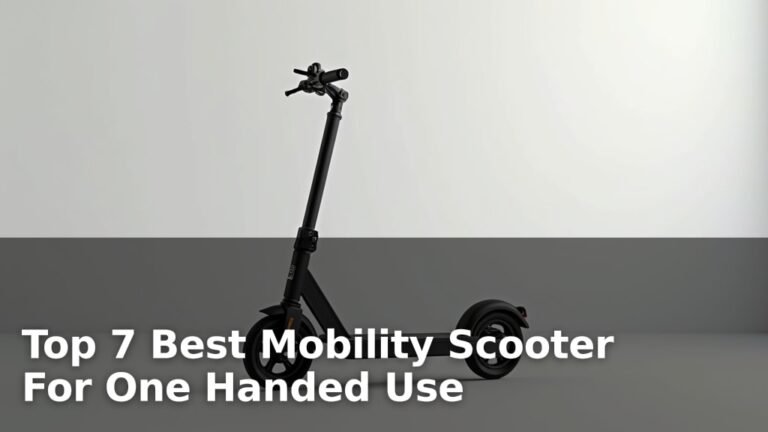 Top 7 Best Mobility Scooter For One Handed Use