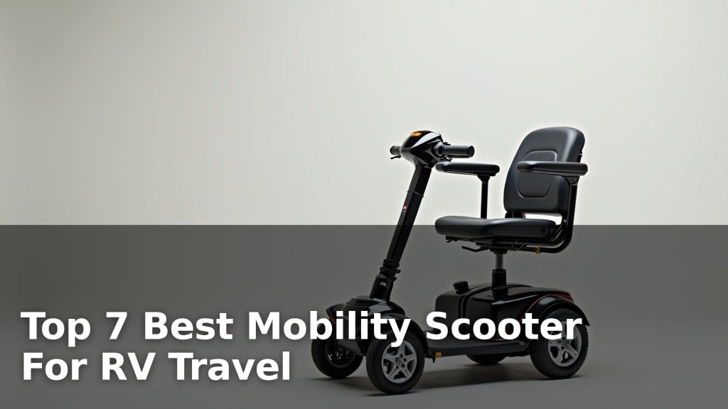 Top 7 Best Mobility Scooter For RV Travel