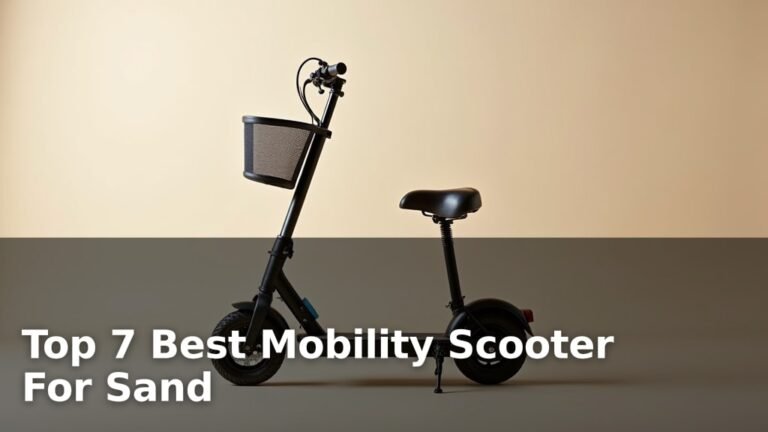 Top 7 Best Mobility Scooter For Sand