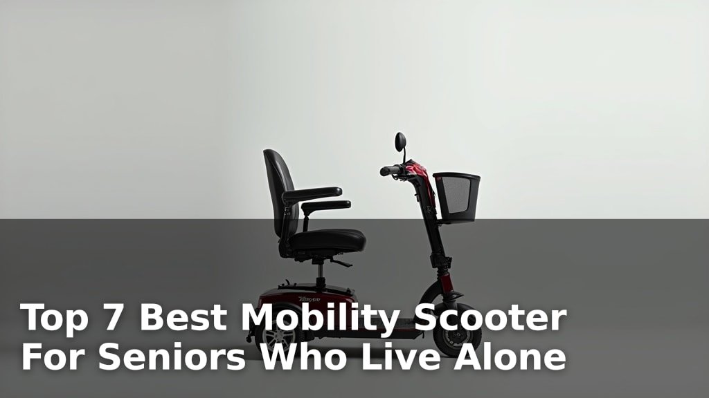 Top 7 Best Mobility Scooter For Seniors Who Live Alone