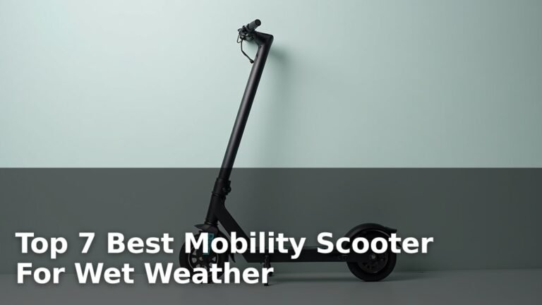Top 7 Best Mobility Scooter For Wet Weather