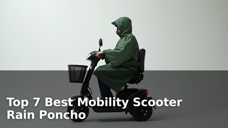Top 7 Best Mobility Scooter Rain Poncho