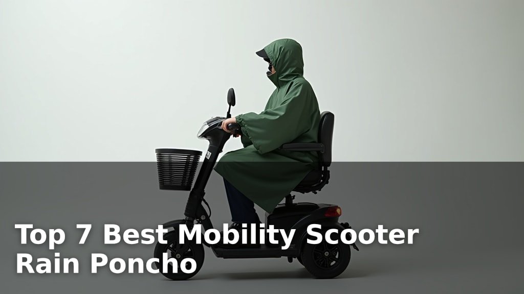 Top 7 Best Mobility Scooter Rain Poncho