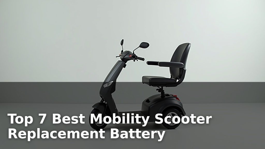 Top 7 Best Mobility Scooter Replacement Battery
