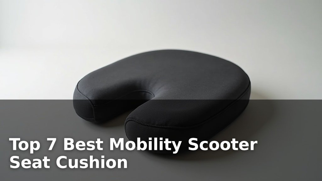 Top 7 Best Mobility Scooter Seat Cushion