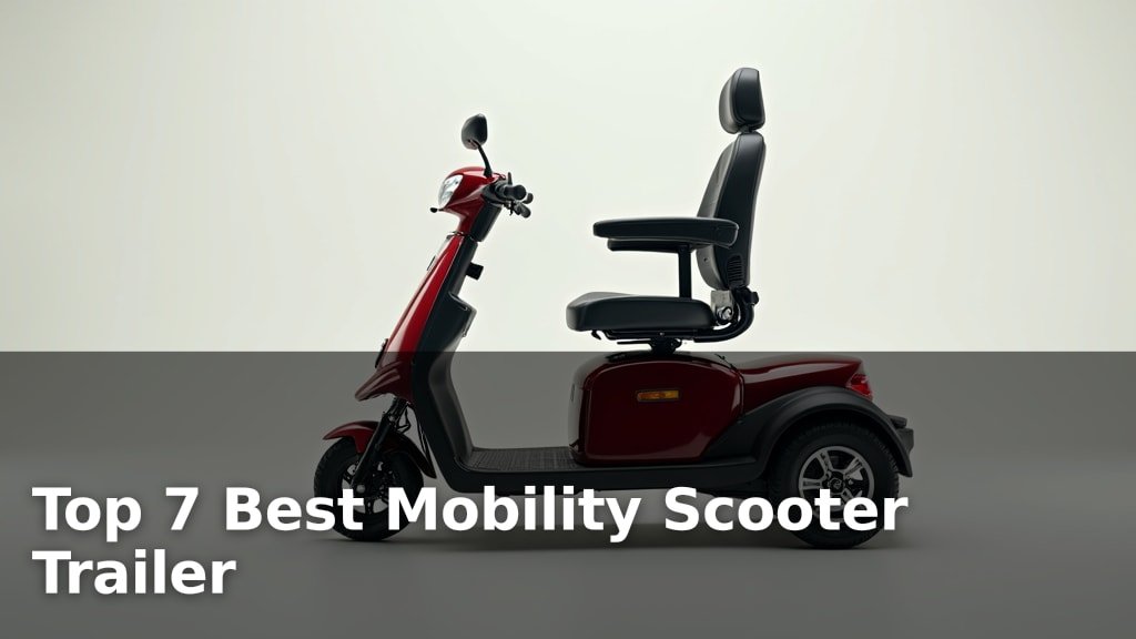 Top 7 Best Mobility Scooter Trailer