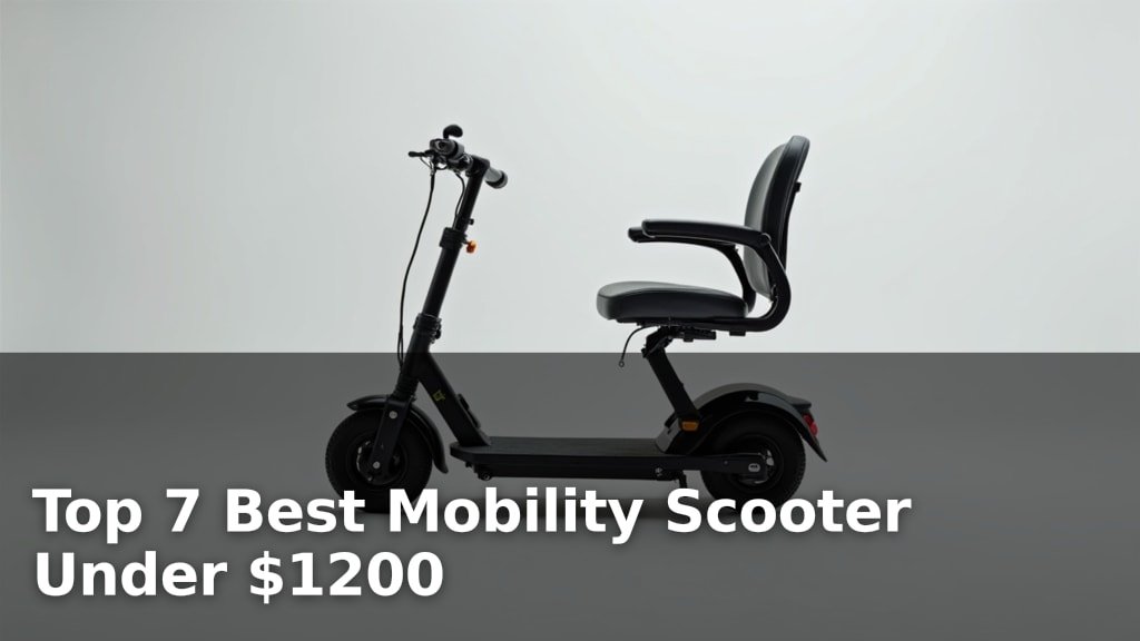 Top 7 Best Mobility Scooter Under $1200