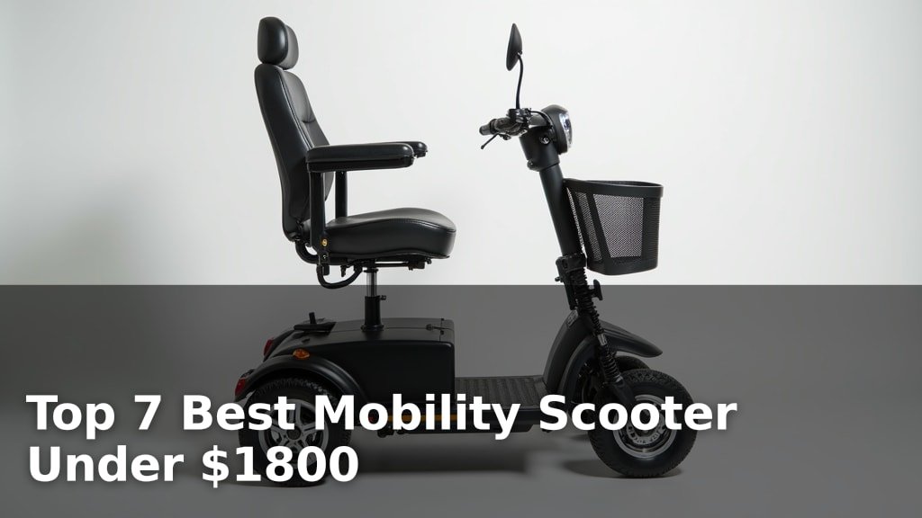 Top 7 Best Mobility Scooter Under $1800