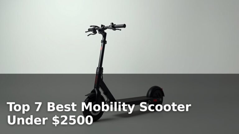 Top 7 Best Mobility Scooter Under $2500