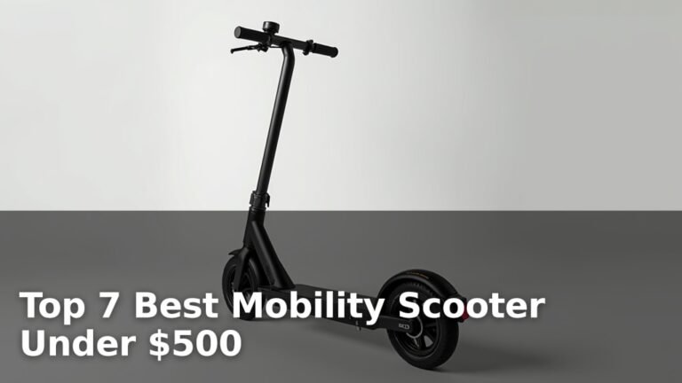Top 7 Best Mobility Scooter Under $500