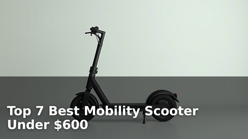 Top 7 Best Mobility Scooter Under $600