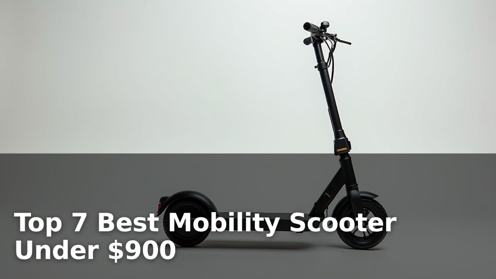 Top 7 Best Mobility Scooter Under $900