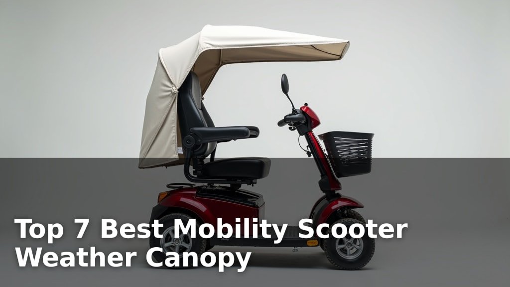 Top 7 Best Mobility Scooter Weather Canopy