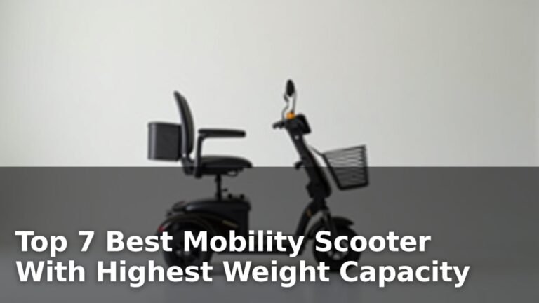 Top 7 Best Mobility Scooter With Highest Weight Capacity