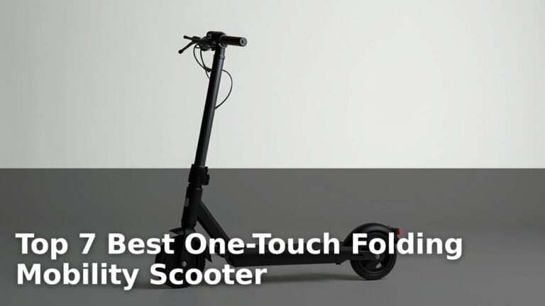 Top 7 Best One-Touch Folding Mobility Scooter
