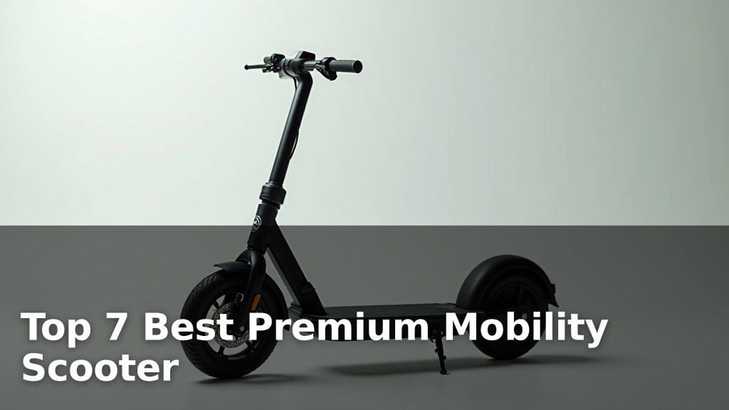 Top 7 Best Premium Mobility Scooter