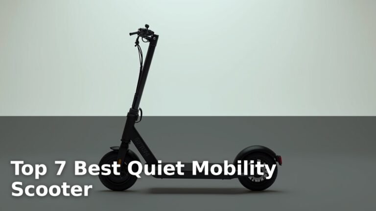 Top 7 Best Quiet Mobility Scooter