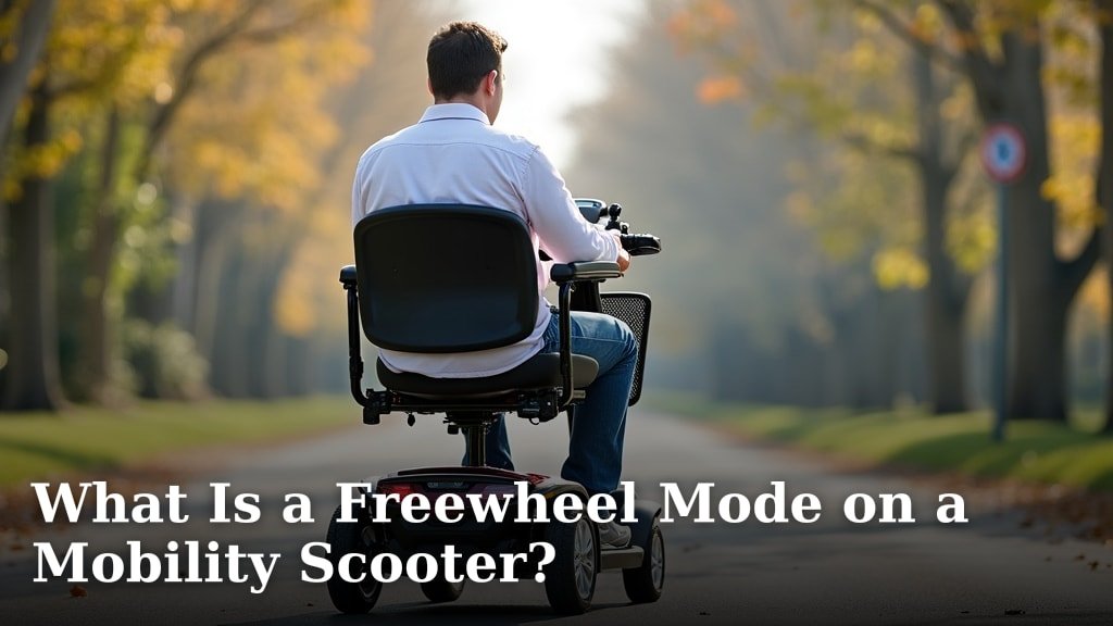 What Is a Freewheel Mode on a Mobility Scooter?