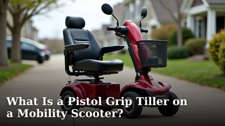 What Is a Pistol Grip Tiller on a Mobility Scooter?