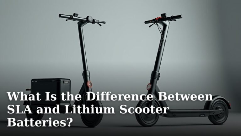 What Is the Difference Between SLA and Lithium Scooter Batteries?