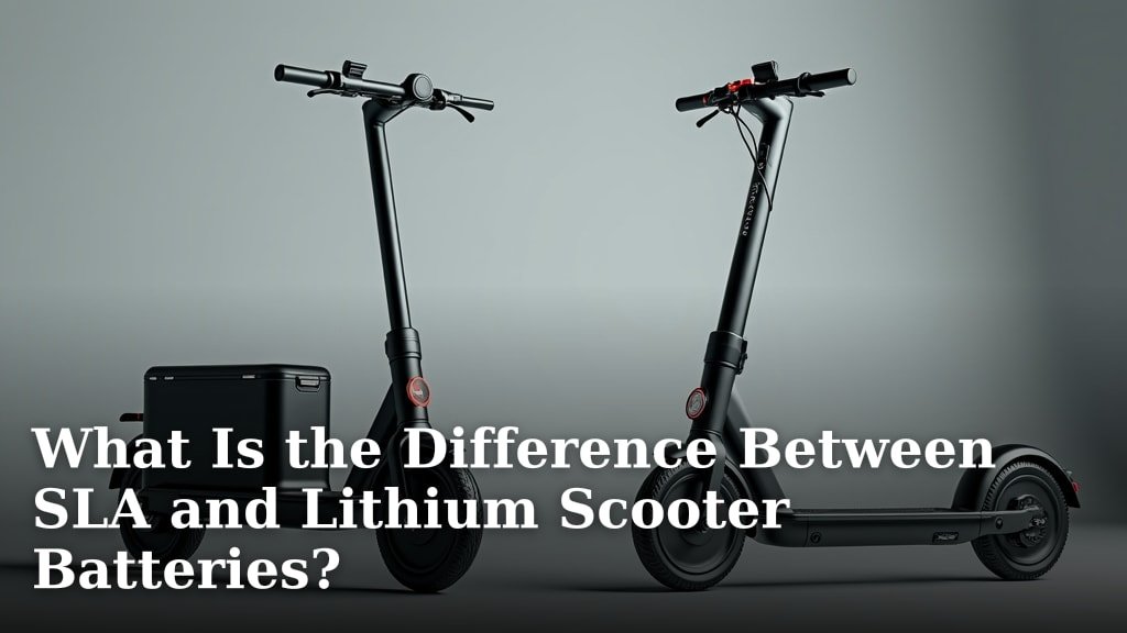 What Is the Difference Between SLA and Lithium Scooter Batteries?