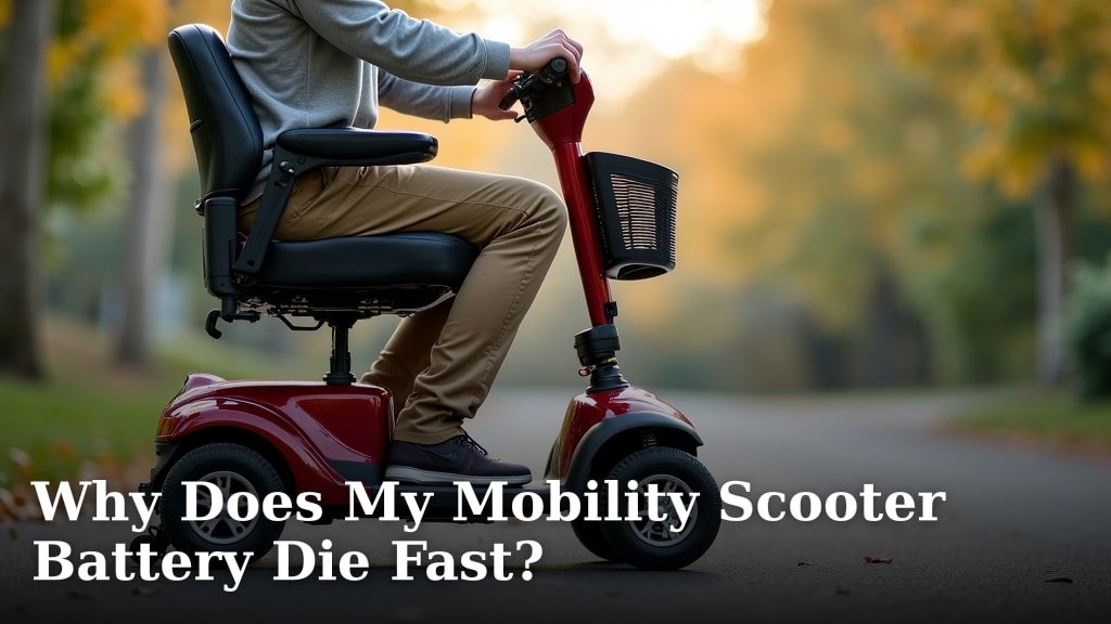Why Does My Mobility Scooter Battery Die Fast?