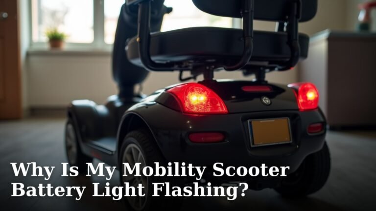 Why Is My Mobility Scooter Battery Light Flashing?
