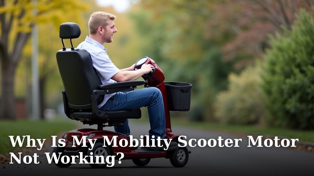 Why Is My Mobility Scooter Motor Not Working?