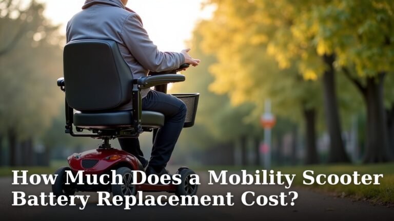 How Much Does a Mobility Scooter Battery Replacement Cost?