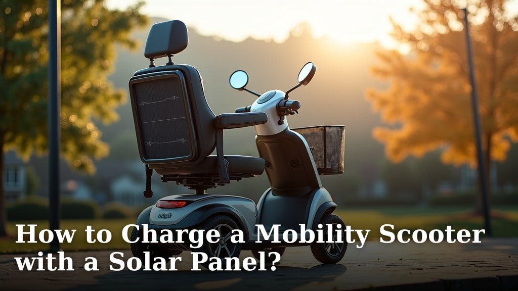 How to Charge a Mobility Scooter with a Solar Panel?