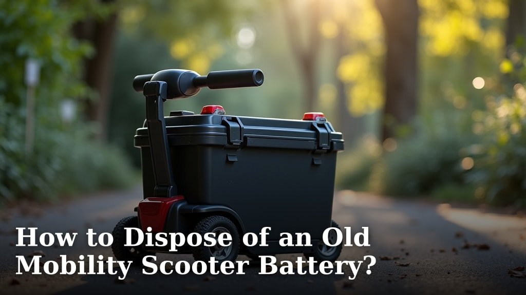 How to Dispose of an Old Mobility Scooter Battery?